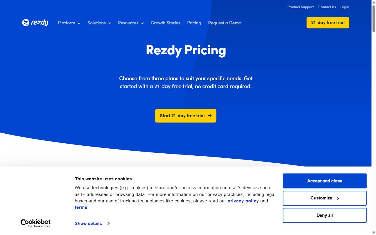 Rezdy Tour Operator Platform
