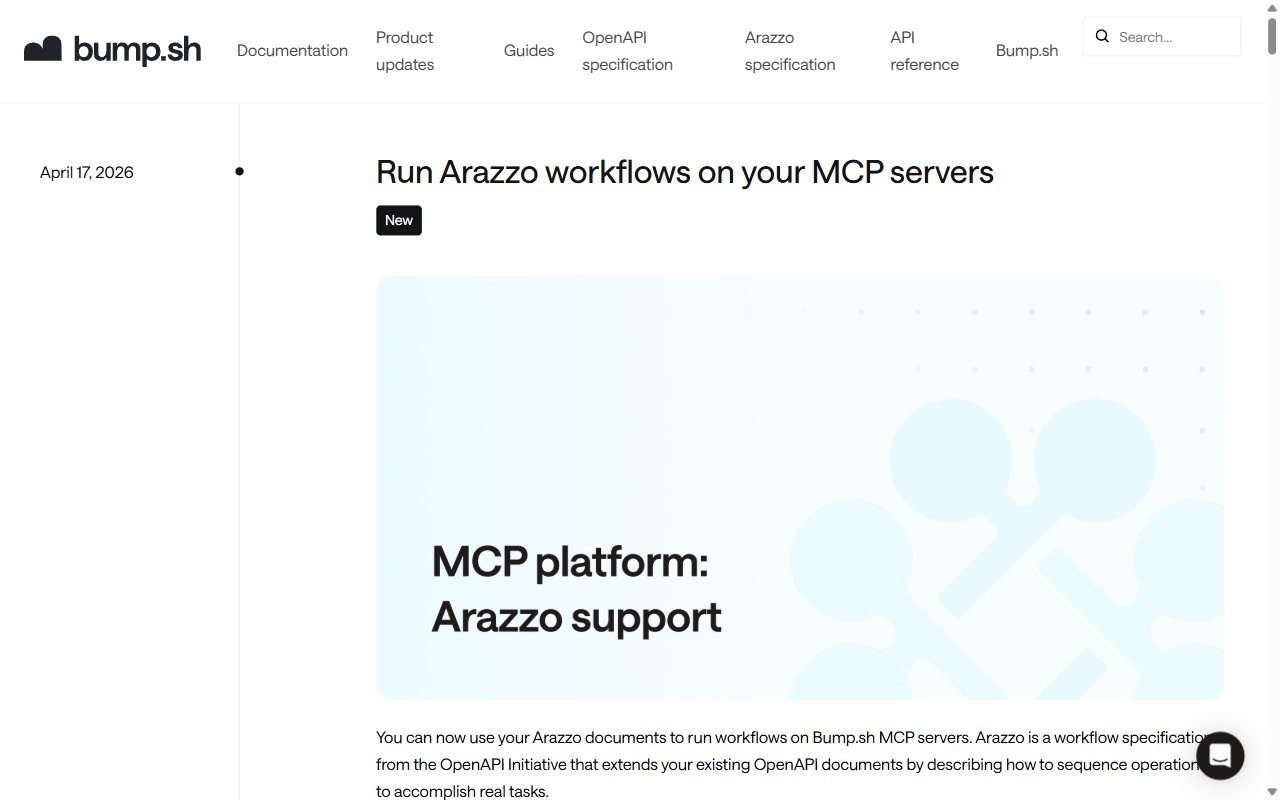Bump API Hub