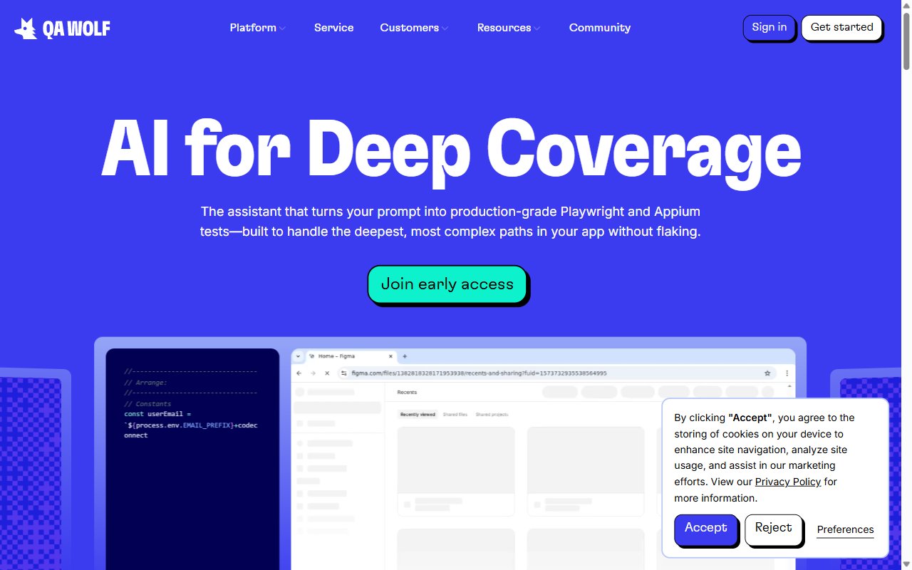 QualityCore Test Platform