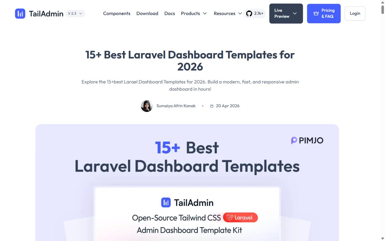 TailAdmin Dashboard Kit