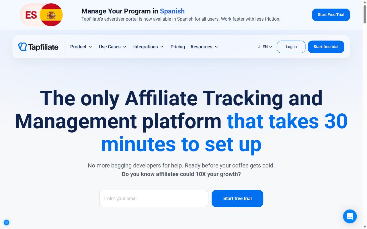 Tapfiliate Affiliate Software