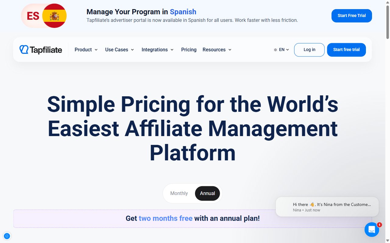 Tapfiliate Affiliate Software