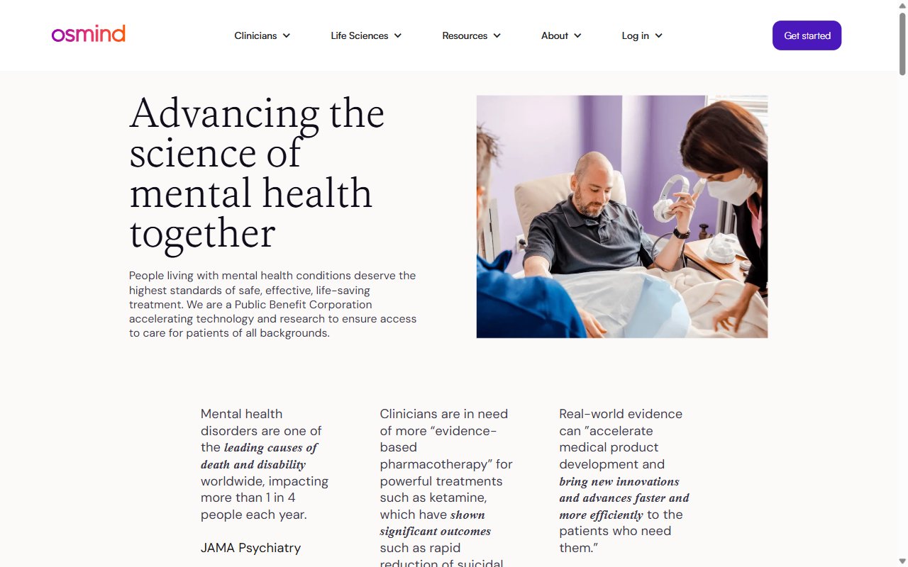 Osmind Mental Health Platform