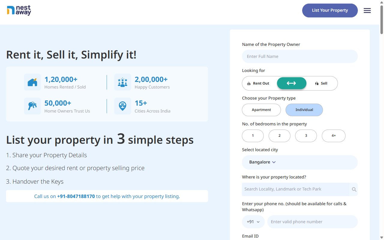 NestAway Rental Platform