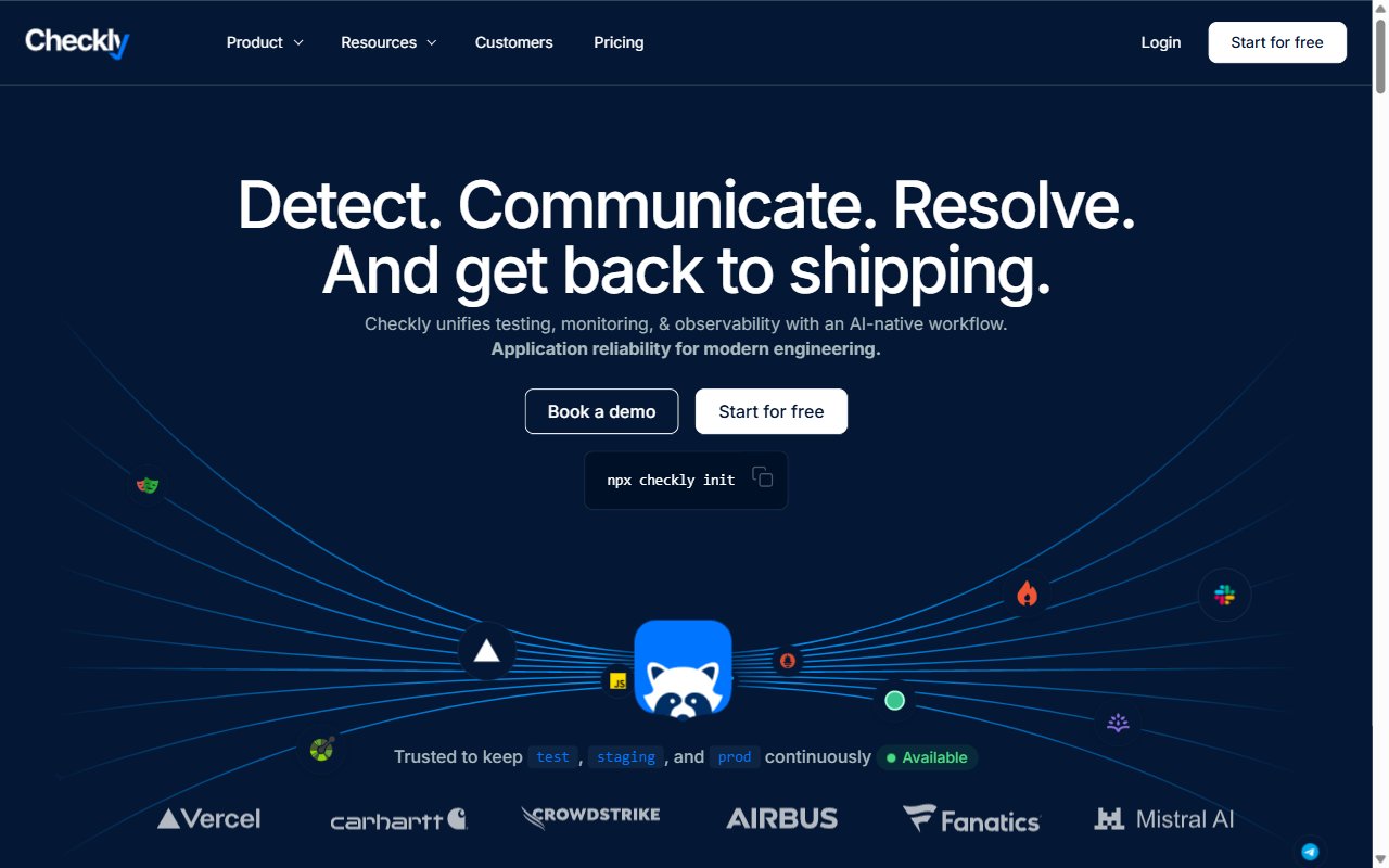 Checkly API Monitoring Platform