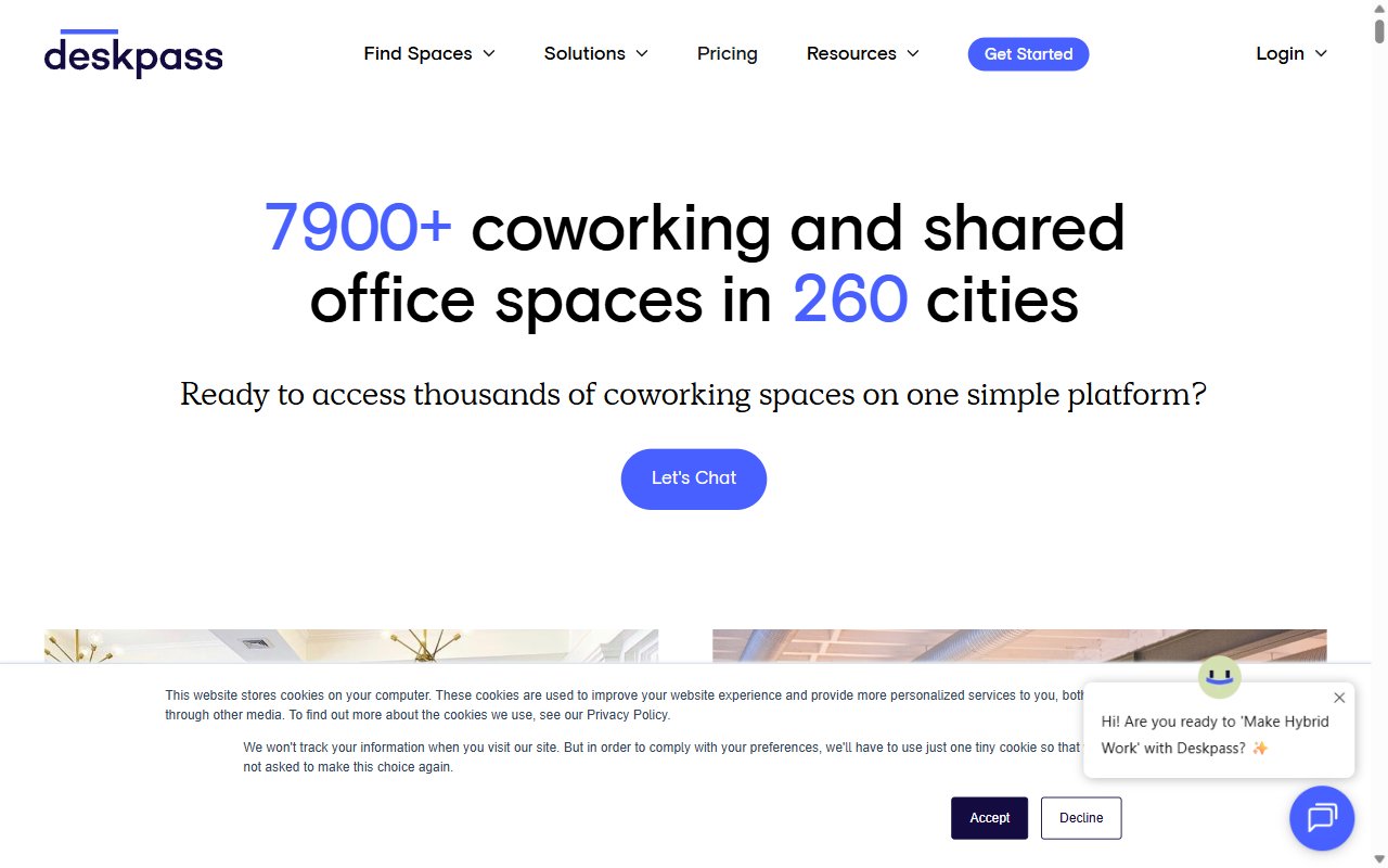 Deskpass Coworking Marketplace