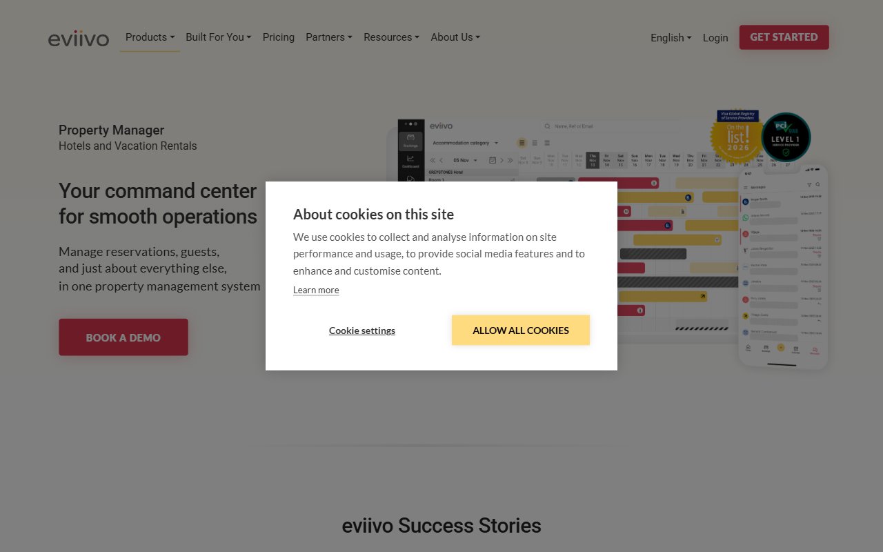 Eviivo Hotel Booking Suite