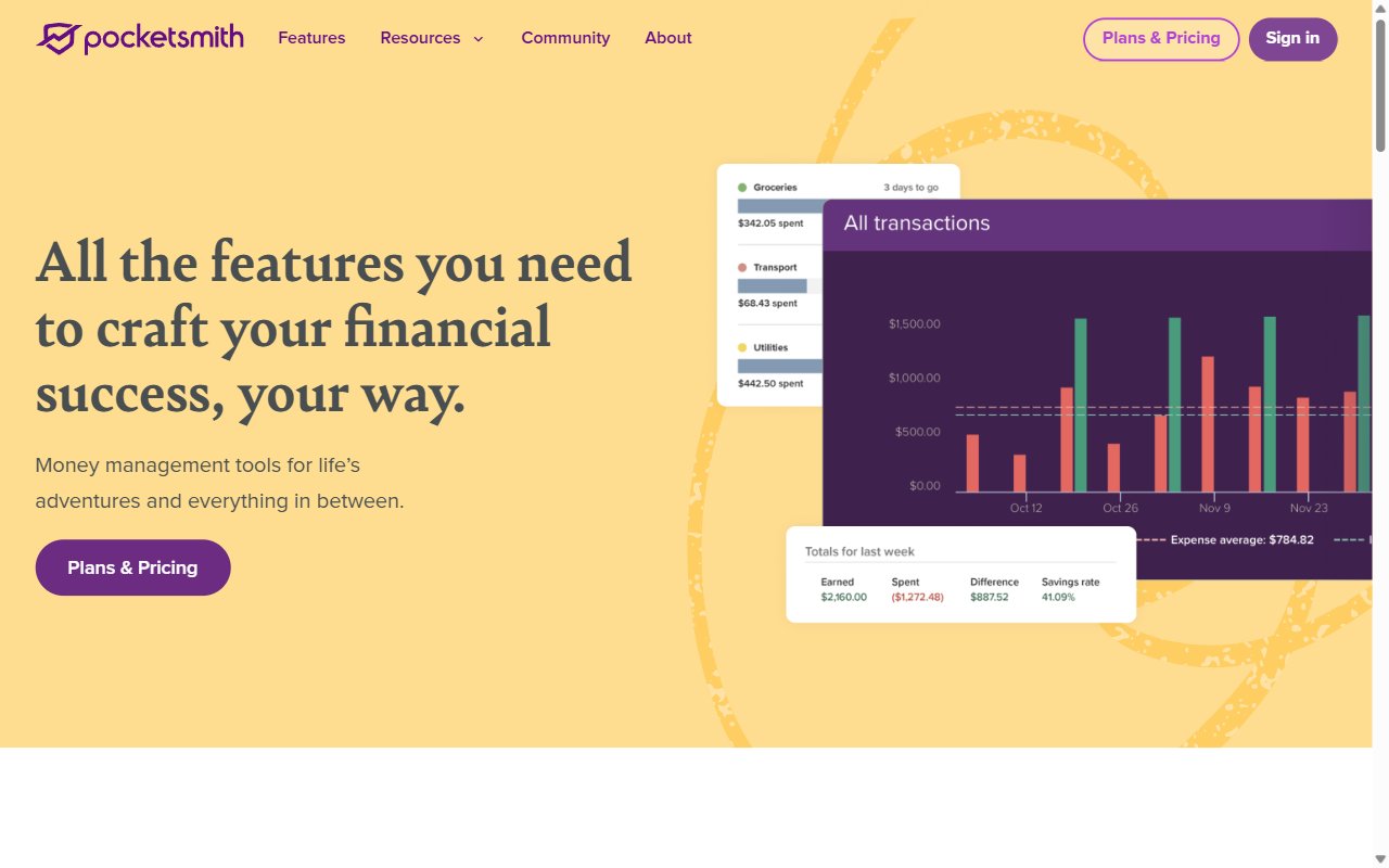 PocketSmith Financial Planner