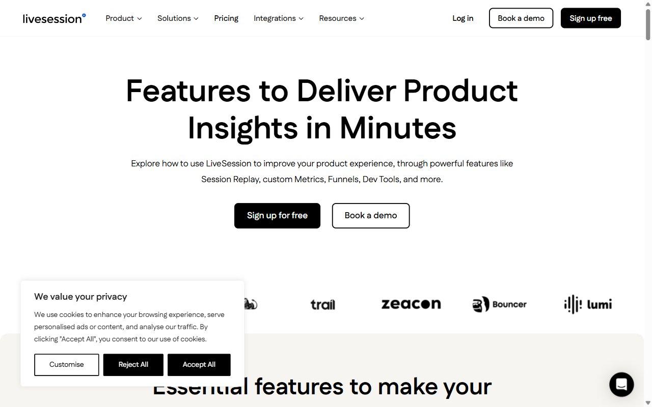 LiveSession Web App