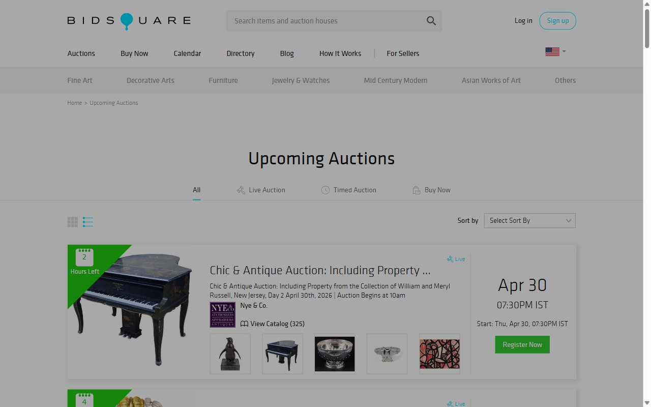 CraftBid Auction Site