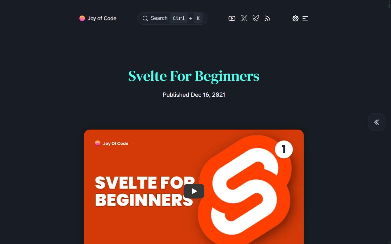 Svelte Creative Portfolio