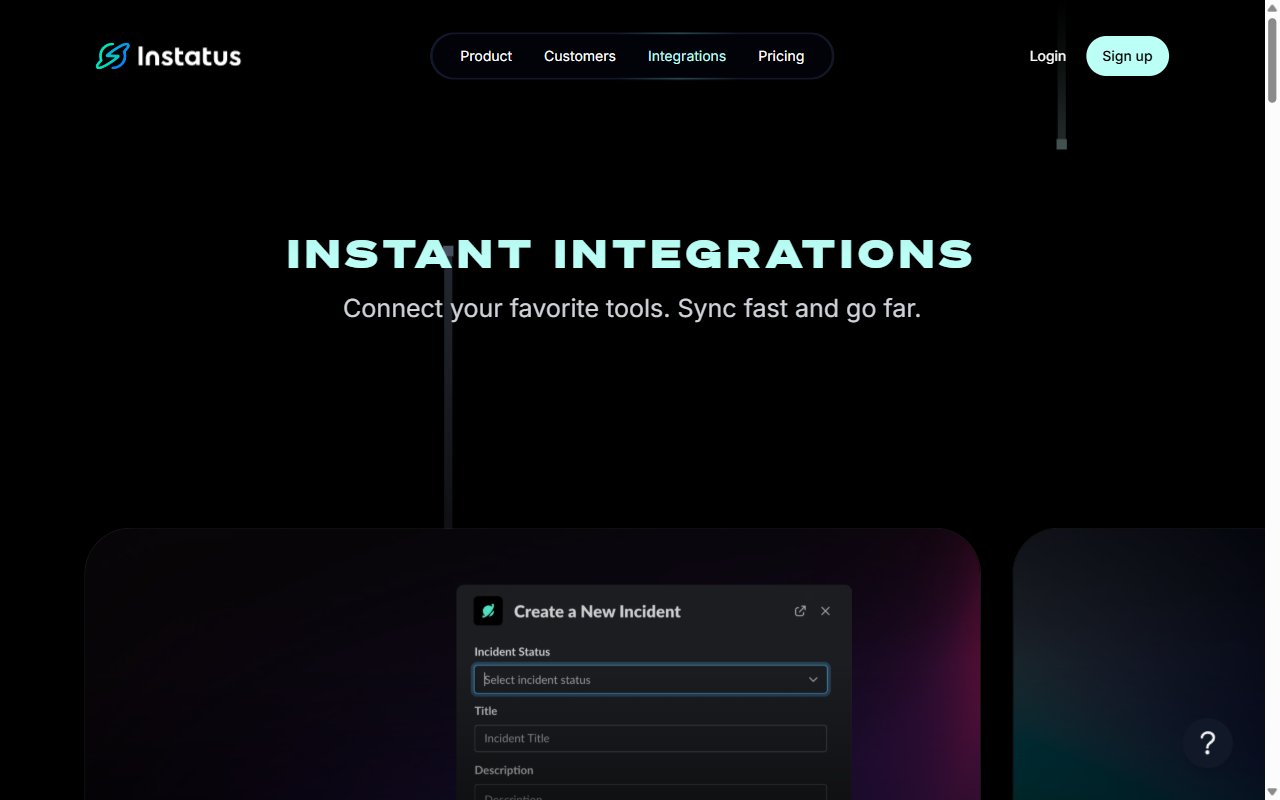 Instatus Incident Hub