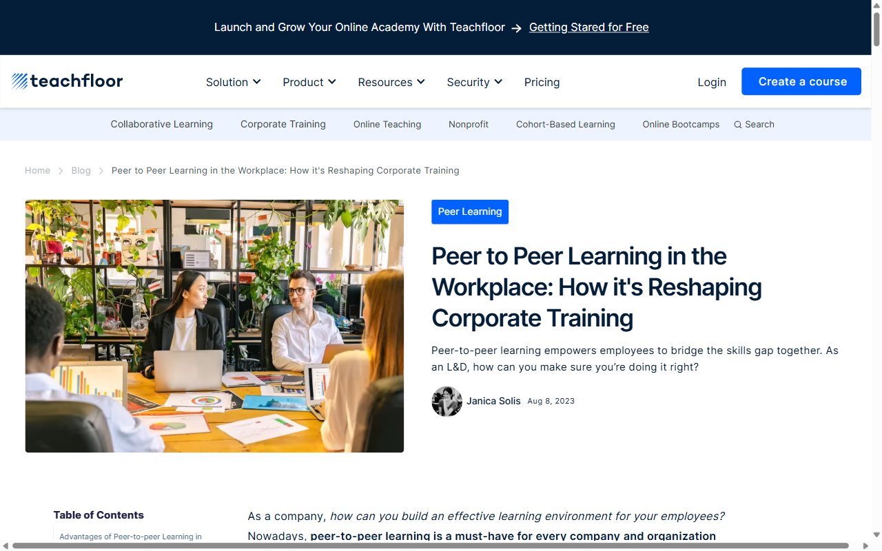 Teachfloor Cohort Academy